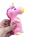 UMFun Pink Unicorn Popper Toys with 5 Soft Foam Balls Battle Toy Kids Toy