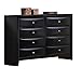 Coaster Furniture Briana 8-Drawer Dresser Black 200703