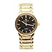 Mens Elegant Wallet, and Metal Classy Gold Tone Watch Gift Set