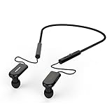 KSCAT Bluetooth V4.1 Headphones Sport Stereo Earphones In-Ear Noise Cancelling Sweatproof Headset for Running with Mic Black