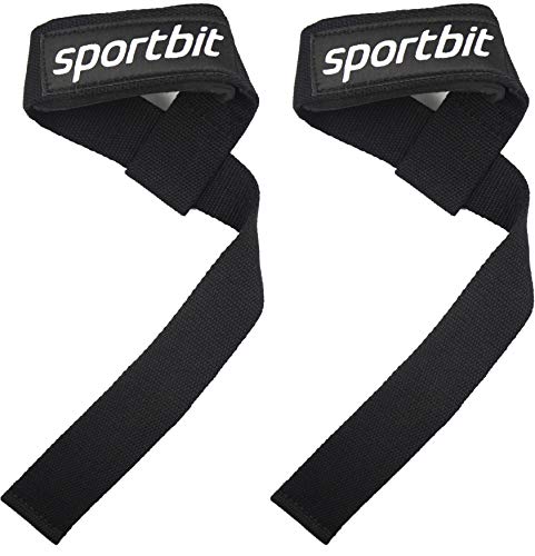 Lifting Wrist Straps Pair (2 Straps) 23,6 inch Made of Heavy-Duty Cotton for Weightlifting Bodybuilding Powerlifting MMA Strength Training Deadlifts Cotton Padded Great for Men or Women