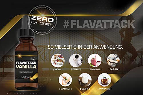 Mix-Box | Flavour Drops zuckerfrei (Set, 5x 50ml) Geschmacks Tropfen OHNE KALORIEN zum SüÃen mit Pipette - 5 tolle Geschmackssorten im Vorteilspack - vegan - Für Naturjoghurt, Porridge oder Quark – Bild 5