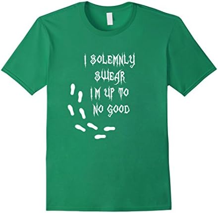 Mens I solemnly swear that I am up to no good Medium Kelly Green