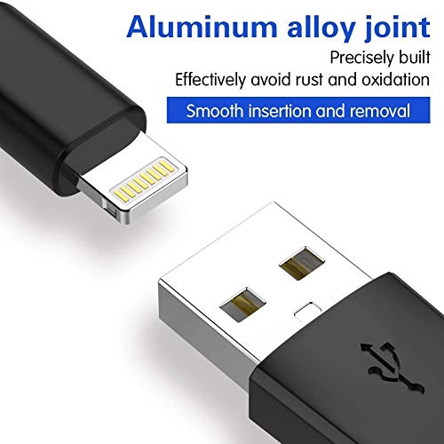 image for TNSO MFi Certified iPhone Charger Lightning Cable 5Pack(3FT 3FT 6FT 6F