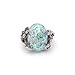 Ginger Lyne Collection Henrietta Elven Tree Branch Setting Oval Green Lab Created Fire Opal Ring