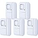 GE Personal Security Window/Door, 5-Pack, DIY Protection, Burglar Alert, Magnetic Sensor, Off/Chime/Alarm, Easy Installation, Ideal for Home, Garage, Apartment, Dorm, RV and Office, 45987, Piece