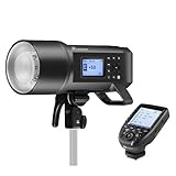 Flashpoint XPLOR 600PRO TTL Battery-Powered Monolight with Built-in R2 2.4GHz Radio Remote System R2 Pro Transmitter for Nikon (Bowens Mount) - Godox AD600 Pro