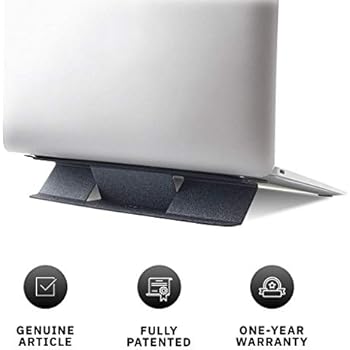 MOFT Mini Invisible Laptop Stand, Anti-Slide Portable and Ultra-Light Stand for MacBook, Air, Pro, Tablets and Laptops ( Space Grey)
