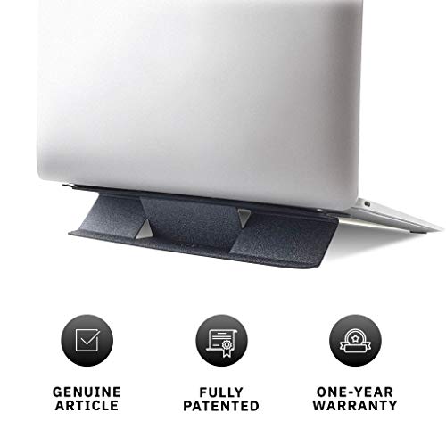 MOFT Anti-Slide Portable Ultra-Light and Foldable Adhesive Stand Pad for Laptop (Grey)