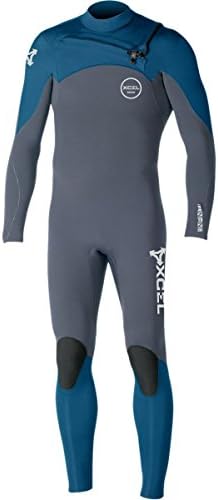 Xcel Men's Infiniti Comp 4/3mm Fullsuit (Large Tall, Graphite / Denim)