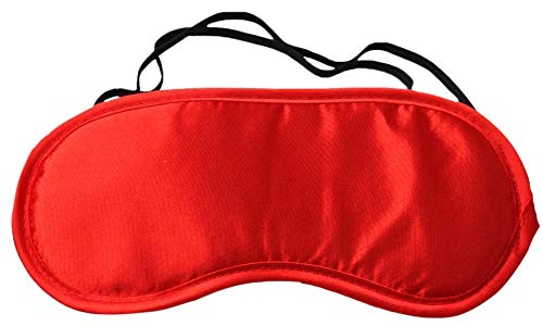SPORTSHEETS – SEX & MISCHIEF: Satin Blindfold – Adult Blind Fold for Play (Red)