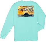 Guy Harvey Mens Long Sleeve Cruisin T-Shirt
