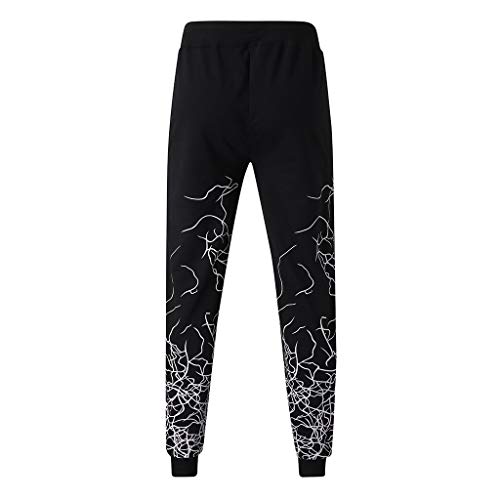 Men's Pants Outdoors Pocket Multi-Pocket Work Trouser Cargo Long Pants Black