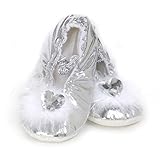 Creative Education's Silver Princess Slippers Size Large