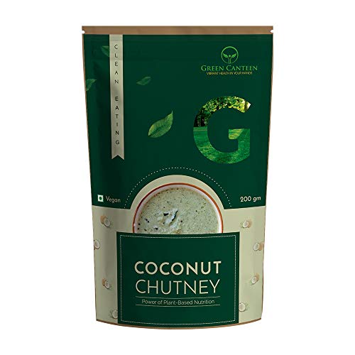 Green Canteen Chutney (No Preservatives, No Added Oil, No White Salt) (Coconut, 200gm)