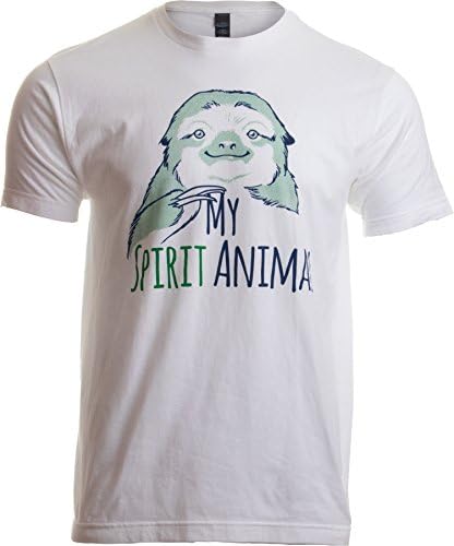 Ann Arbor T-shirt Co.My Spirit Animal | Cute, Funny Sloth Lover Lazy Guy Napping Unisex T-Shirt