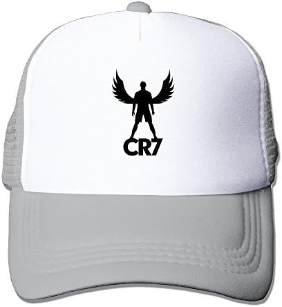 Funny CRISTIANO RONALDO CR7 Adult Nylon Adjustable Mesh Hat Baseball Hats Ash One Size Fits Most