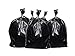 ToughBag 95-96 Gallon Extra-Large Trash Bags, 61x68” Black Outdoor Garbage Bags, 2 Mil Thick (25 Count) – Heavy-Duty Commercial Contractor Bags, For Custodial, Landscape, and Toter Liner, Made In USA