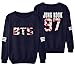 Kpop Hoodie Love Yourself Hoodie SUGA Jimin Jungkook V Rap J-Hope Jin Hoodies Sweatshirts Orange