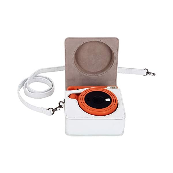 Leebotree Sofortbildkameras Tasche Kompatibel mit Instax Square SQ1 Sofortbildkamera, Kameratasche mit Weichem PU Leder… – Bild 7