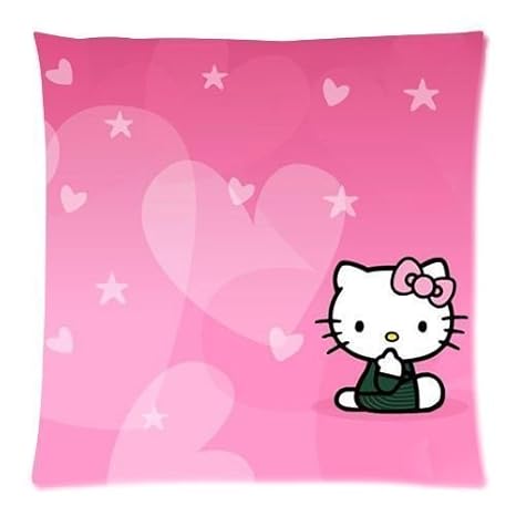 Cool Hello Kitty Pillow Cases 18 X 18 Inch Good Quality Amazon Co