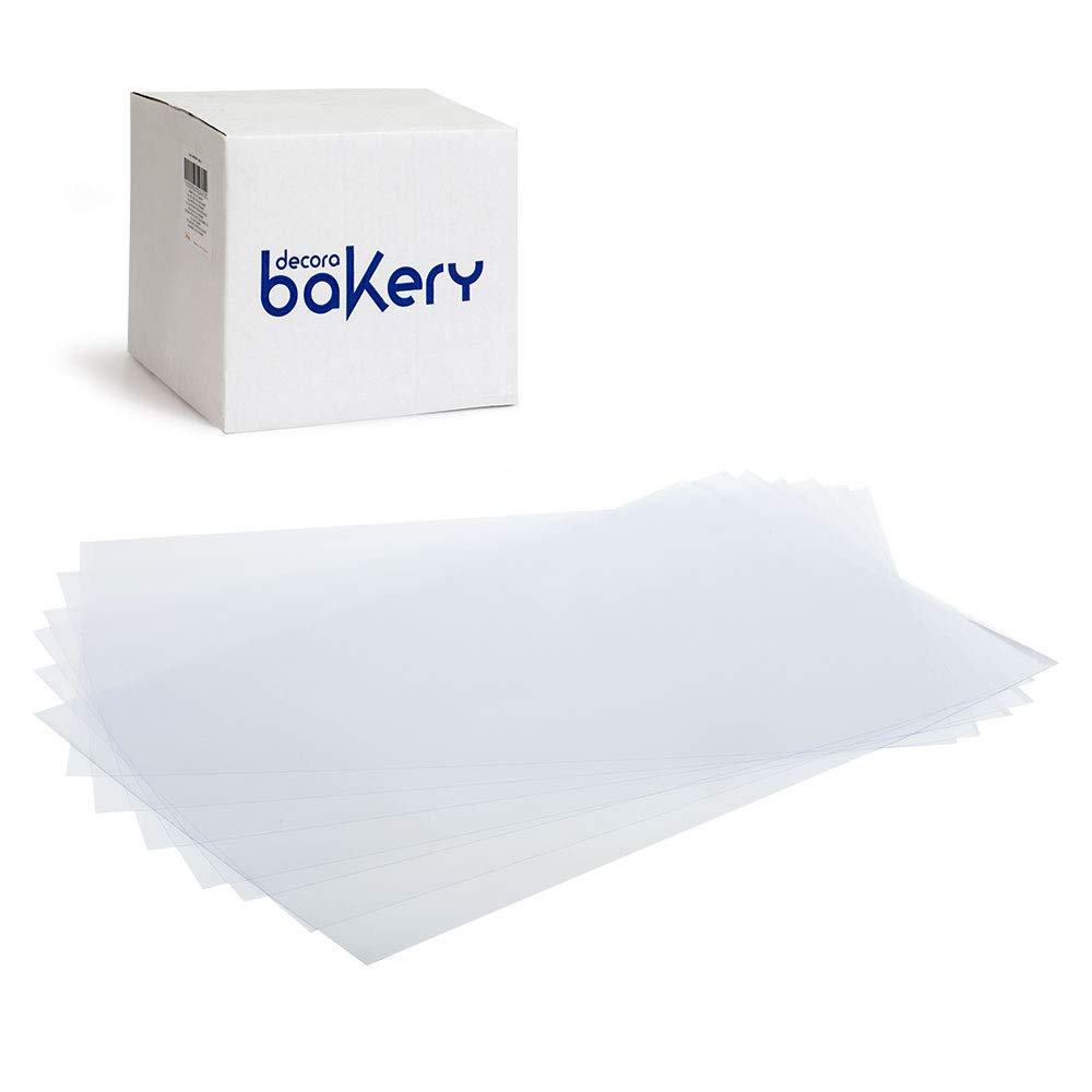 DECORA 0160722 100 PVC Sheets 40 X 60 CM, Plastica, Light Blue