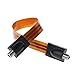 Ghost Flat Wire, RG6 Extreme Slim Coaxial Cable Flat for Window and Door,1ft (1 Pack)