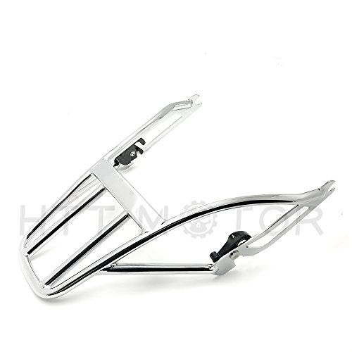 XKMT Group Chrome Detachable 2-Up Luggage Rack For Harley Street 500 750 XG500 XG750 15-17