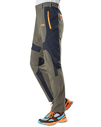 Army Green Sunscreen Trouser for Boy with Stretch Waist for Running and Gliding by Makino (Army Green M)