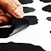 Homder Jars Labels- 120 Chalkboard Stickers- Canisters Labels+ 1 Erasable White Chalk Markers