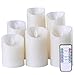 Flameless Candles Flickering Light Pillar Real Smooth Wax with Timer and 10-key Remote for Wedding,Votive,Yoga and Decorationset of 6