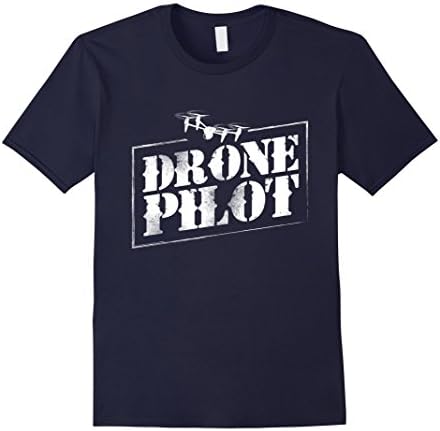Men's Drone Pilot | Quadcopter Master in Action Gift Idea t-shirt Large Navy