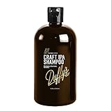 Duffy's Brew Premium IPA Craft Beer Shampoo - Best Shampoo on the Planet 12 fl oz. Sulfate, Paraben & Phthalate Free. 100% Vegan. Moisturizes, Nourishes, Seals, Protects & Color Safe