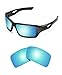 Littlebird4 Replacement Sunglasses Lenses Compatible with Oakley Eyepatch 2, Polarized with UV Protection-Ice Blue