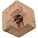 SODIAL 3D Wooden Interlocked Surround Lock Logic Puzzle Burr Puzzles Brain Teaser Intellectual Toy Magic Cube