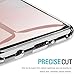 TOZO for Samsung Galaxy S10 Case 6.1 Inch (2019) Hybrid PC+TPU Soft Grip Matte Finish Clear Back Panel Cover for Samsung Galaxy S10 (Clear)