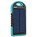 Solar Charger, Dizaul 5000mAh Portable Solar Power Bank Waterproof/Shockproof/Dustproof Dual USB Battery Bank for Cell Phone, Samsung, Android Phones, Windows Phones, GoPro Camera, GPS and More