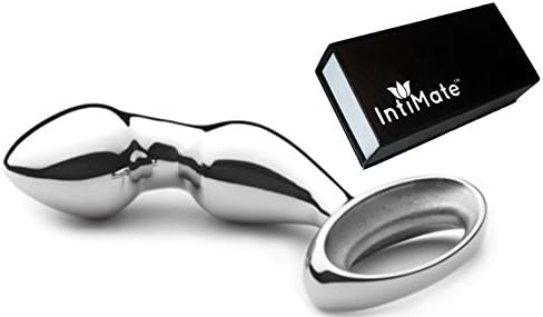 IntiMate Stainless Steel Massager - High-Grade Safe &amp; Comfortable | Male Stimulation Device | Promotes P-Spot Health | 1 Year Warranty | User Manual Included |