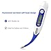 Dr.meter FDA Approved Body Temperature Thermometer, Fast Reading Digital Thermometer for Oral, Rectal and Underarm Using with Fever Indicator and Flexible Tip for Human Body and Pets