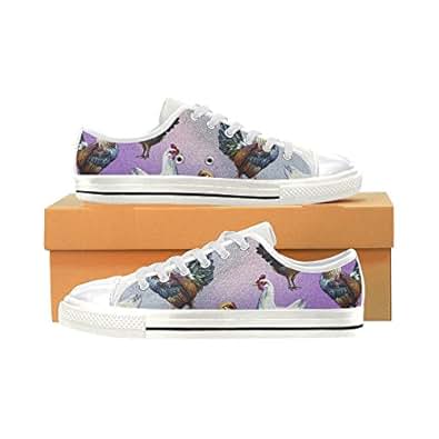 Amazon.com | D-Story Custom Chicken Womens Classic Canvas