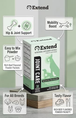 Extend Joint Care Natural Glucosamine with MSM for Dogs, 2 Box