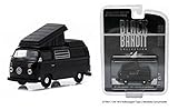 1973 VOLKSWAGEN TYPE 2 WESTFALIA CAMPMOBILE * Black Bandit Collection Series 13 * 2015 Greenlight Collectibles Limited Edition 1:64 Scale Die-Cast Vehicle