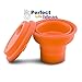 Perfect Life Ideas Collapsible Travel Mug Silicone Bpa-Free 16 Ounce Dishwasher Safe Pop up Cup. Cool Funny Unique Camping Travelling Gear Supplies Accessory. Fold Flat for Storage. Brand