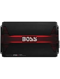 BOSS AUDIO PV3700 Phantom 3700 Watt, 5 Channel, 2/4 Ohm Stable Class A/B, Full Range, Bridgeable, MOSFET Car Amplifier with Remote Subwoofer Control