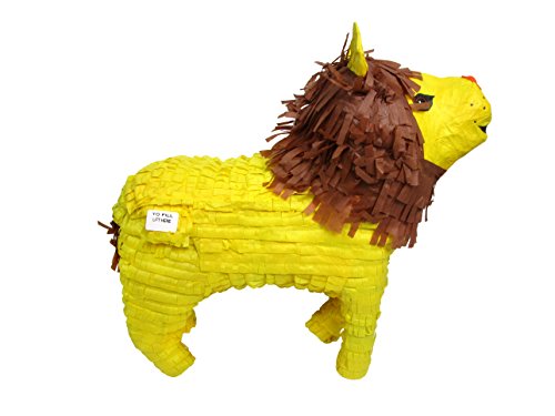 Pinatas Lion Pinata - Game, Decoration and Photo Prop for Zoo or Jungle Safari Party