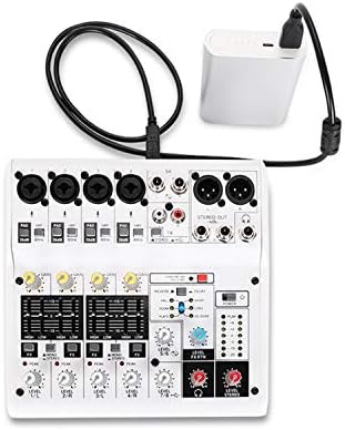 8-Channel Sound Card Digital Audio Mixer Mixing Console Built-in Support Powered With Power Adapter USB Cables