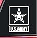 U.S. Army Vinyl Decal Sticker -Cars Trucks Vans Walls Laptop| White | 5.75 In tall | KCD195