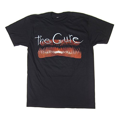 The Cure: Kiss Me Lip Shirt - Black, XX-Large