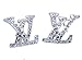 New product 2016 Designed for women , Pretty ,graceful ,when worn Fashion Jewelry Stainless Silver Steel and White Crystal Stud Earring.