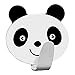 Tatkraft PANDA Self Adhesive Hooks for Towels and Coats, Stainless Steel, Set of 2 PCS, Panda Decor